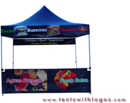 10 x 10 Pop Up Tent - Aguas Frescas